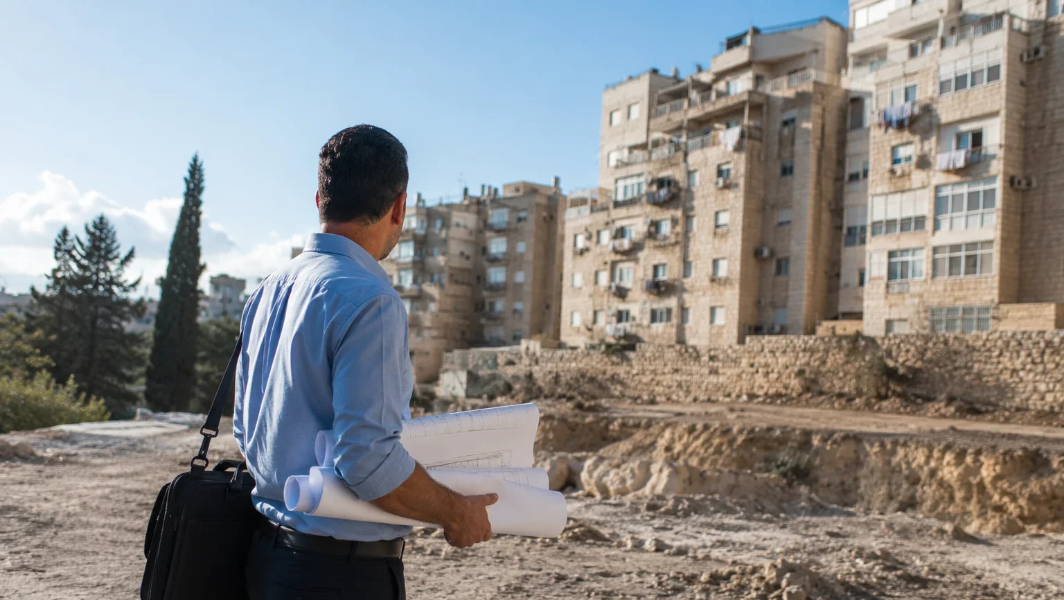יזם נדל"ן עומד מול שטח פינוי-בינוי בנווה יעקב, ירושלים